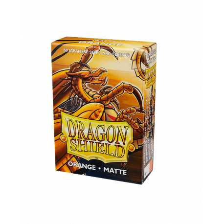 Dragon Shield Matte Small Sleeves - Orange (60 Sleeves)