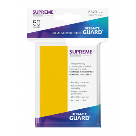 U.Guard Supreme UX Sleeves Standard Yellow (50)