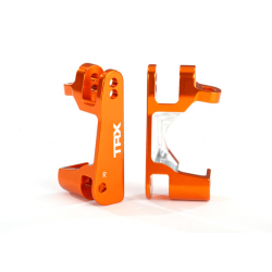 Caster blocks (c-hubs), 6061-T6 alum(orange-anod),Left-Right