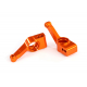 Carriers, stub axle (orange-anod, 6061-T6 alum, rear) (2)