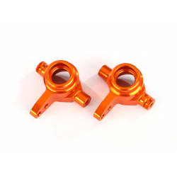 Steering blocks, 6061-T6 alum (orange-anod) Left-Right