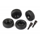 Wheels (4)/ axles (2) (for T-Maxx®/E-Maxx wheelie bar)