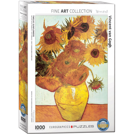 Twelve Sunflowers by van Gogh - 1000pcs