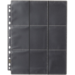 Dragon Shield 18-POCKET PAGES Black NON GLARE (50)