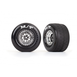 Tires & wheels, assembled, glued drag slicks