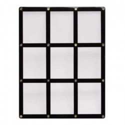 UP - 9-Card Black Frame Screwdown Holder