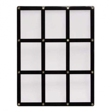 UP - 9-Card Black Frame Screwdown Holder