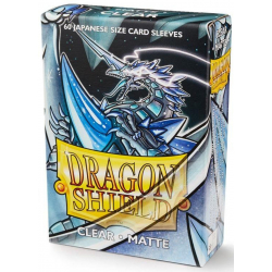 Dragon Shield Matte Small Sleeves - Clear (60 Sleeves)