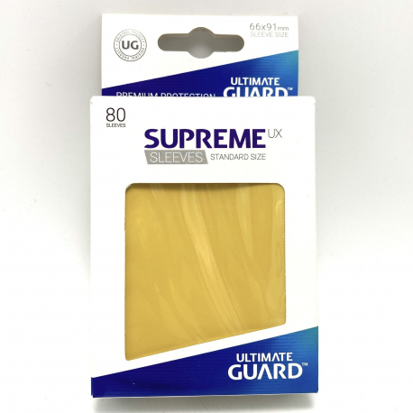 U.Guard Supreme UX Sleeves Standard Size Yellow (80)