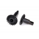 Output gear, center differential, hardened steel (2)