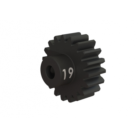 Gear, 19T pinion (32P), heavy duty (h.steel) set screw