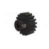 Gear, 18T pinion (32P), heavy duty (h.steel) set screw
