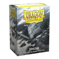 Dragon Shield Sleeves DUAL MATTE (100) SNOW