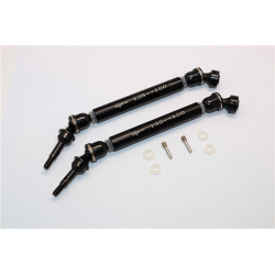 GPM Transmission ALU+STELL front/rear for SUMMIT 1/10 Black