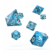 Oakie Doakie Dice RPG Set Speckled - Light Blue