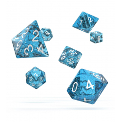 Oakie Doakie Dice RPG Set Speckled - Light Blue