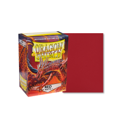 Dragon Shield Sleeves MATTE (100) Red