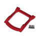 Skid plate, roof body red 3x12mm(4)