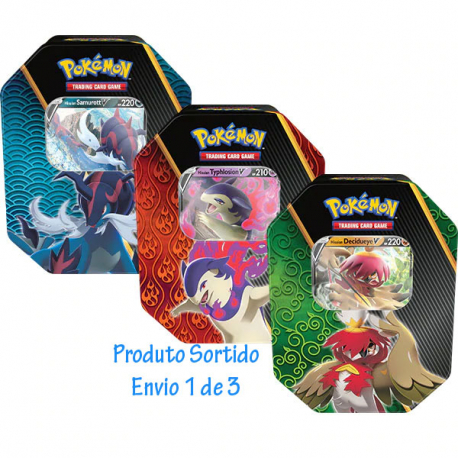 PKM Divergent Power Tins Decidueye/Samurot/Typhlosion