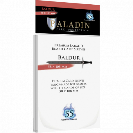 Paladin Sleeves Baldur Premium Large D 58x108mm