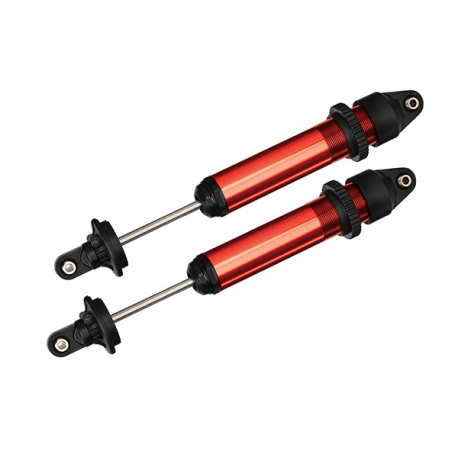 Shocks, GTX, ALUM (red-anod,fully assembled wo springs)