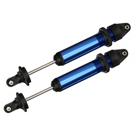 Shocks, GTX, ALUM (blue-anod,fully assembled wo springs)