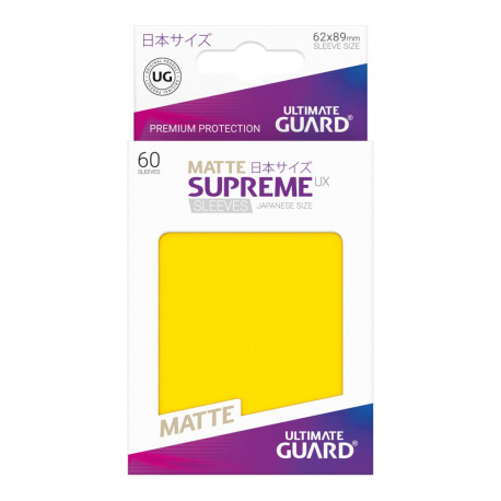 U.Guard Supreme UX Sleeves SMALL Matte Yellow (60)