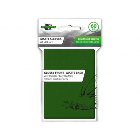 Blackfire Sleeves - Small Matte Green (60 Sleeves)