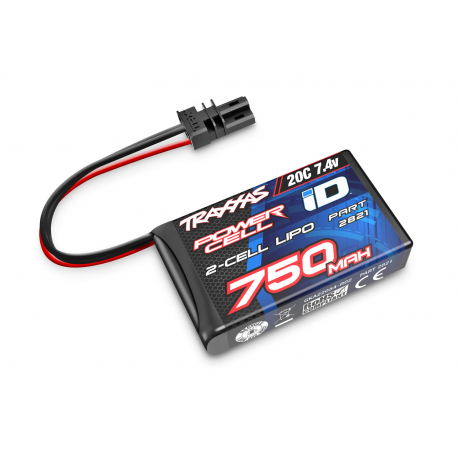 750mAh 7.4V 2-Cell 20C LiPo Battery