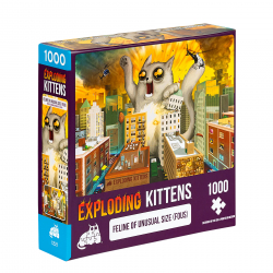 Exploding Kittens: PUZZLE FELINE OF UNUSUAL SIZE (1000)