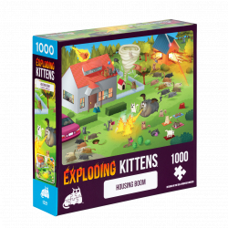 Exploding Kittens: PUZZLE HOUSING BOOM (1000)
