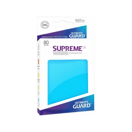 U.Guard Supreme UX Sleeves Standard Size Light Blue (80)