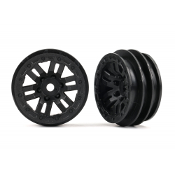 Wheels, 1.0" (black) (2)