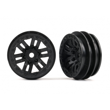 Wheels, 1.0" (black) (2)