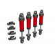 Shocks, GTM, 6061-T6 aluminum (red-anodized)