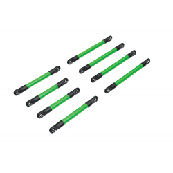 Suspension link set, 6061-T6 aluminum (green-anodized)