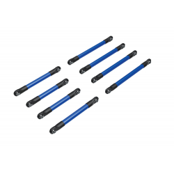 Suspension link set, 6061-T6 aluminum (blue-anodized)