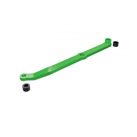 Steering link, 6061-T6 aluminum (green-anodized)