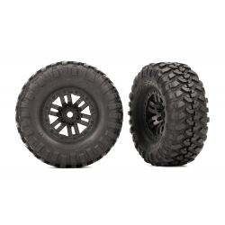 Tires & wheels, assembled (black 1.0" wheels, Canyon Trail )