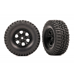 Tires & wheels, assembled (black 1.0" wheels, BFGoodrich Mu)
