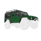 Body, Land Rover Defender, complete, green