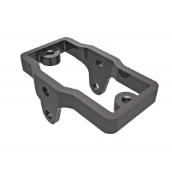 Servo mount, 6061-T6 aluminum (dark titanium-anodized)