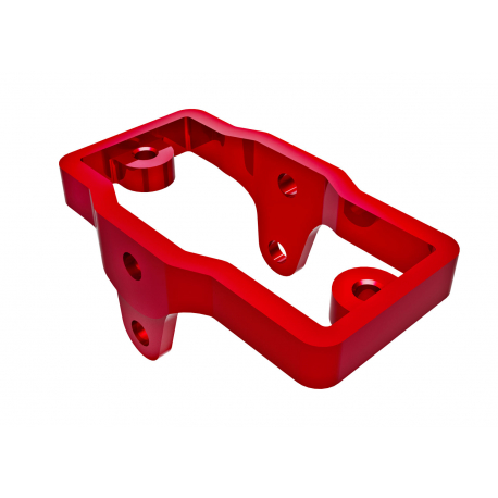 Servo mount, 6061-T6 aluminum (red-anodized)