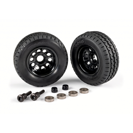 Trailer wheels (2)/ tires (2)/ mounting hardware