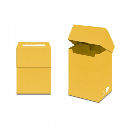 Ultra Pro Solid Deck Box - Yellow