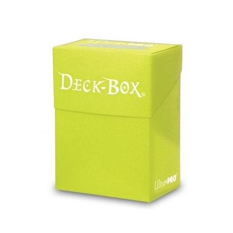 Ultra Pro Solid Deck Box - Bright Yellow