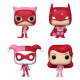 Valentines Pocket POP! DC Comics 4-Pack 4 cm