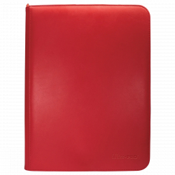 UP Zippered 9-Pocket PRO-Binder Red
