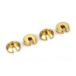 Lower retainer, shock, brass (1 gram each) (4)