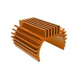 Heat sink, Titan 87T motor (6061-T6 aluminum, ORNG-anodized)